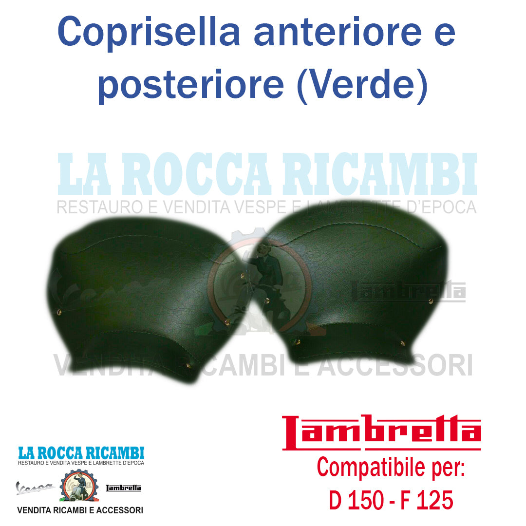 Coprisella Anteriore e Posteriore Lambretta D 150 (Colore Verde)