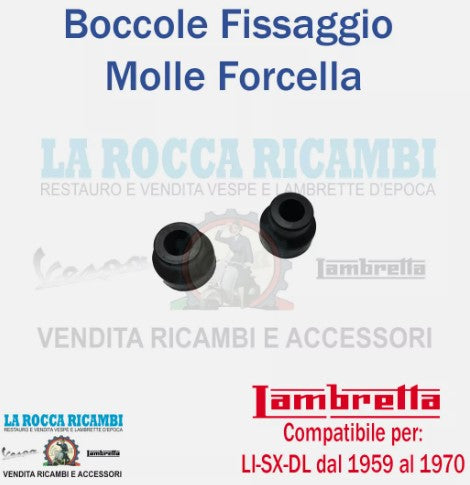 Boccole fissaggio molle forcella superiore Lambretta LI - SPECIAL- SX - DL