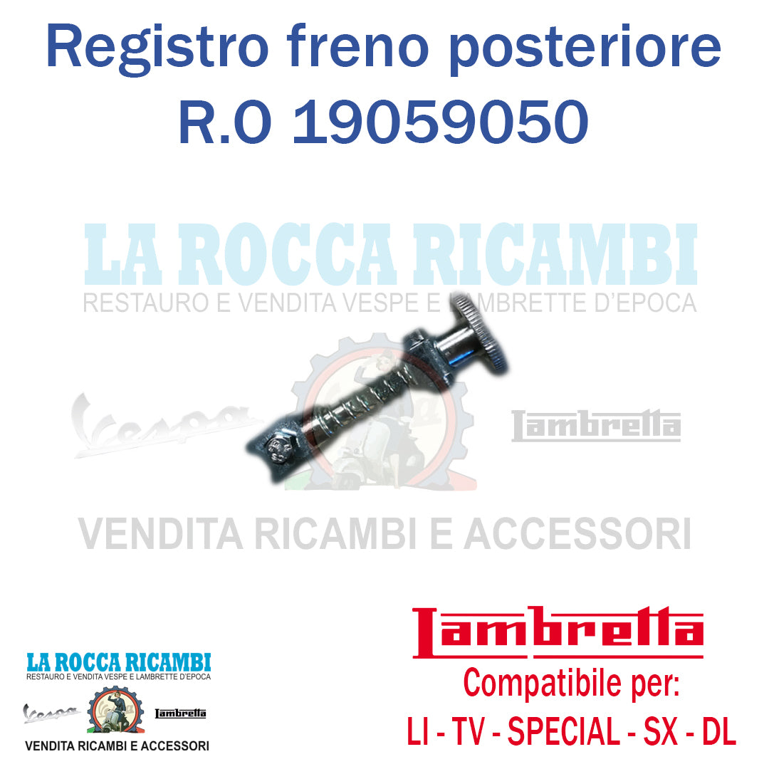 Morsetto Regolabile Freno Posteriore Lambretta LI - TV - SPECIAL - SX - DL
