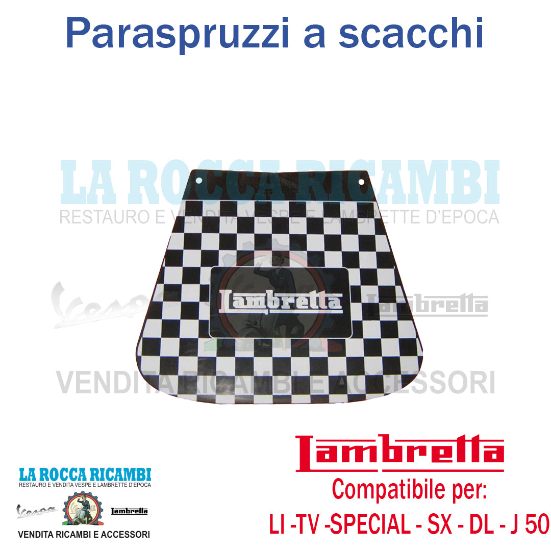 Paraspruzzi Posteriore in gomma Lambretta LI / TV / SX / SPECIAL / DL - J 50
