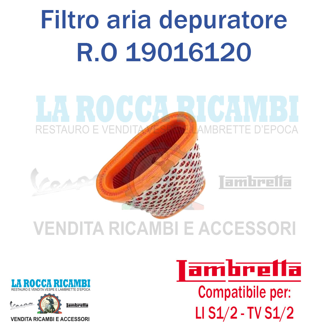 Filtro Aria Lambretta LI Serie 1/2 - TV Serie 1/2