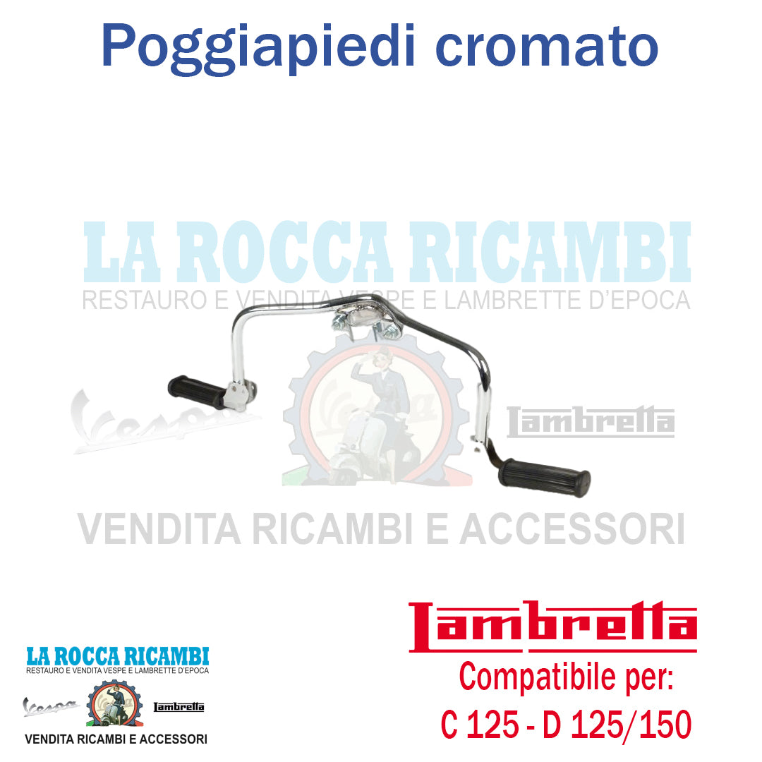 Poggiapiedi Lambretta C 125 - D 125/150