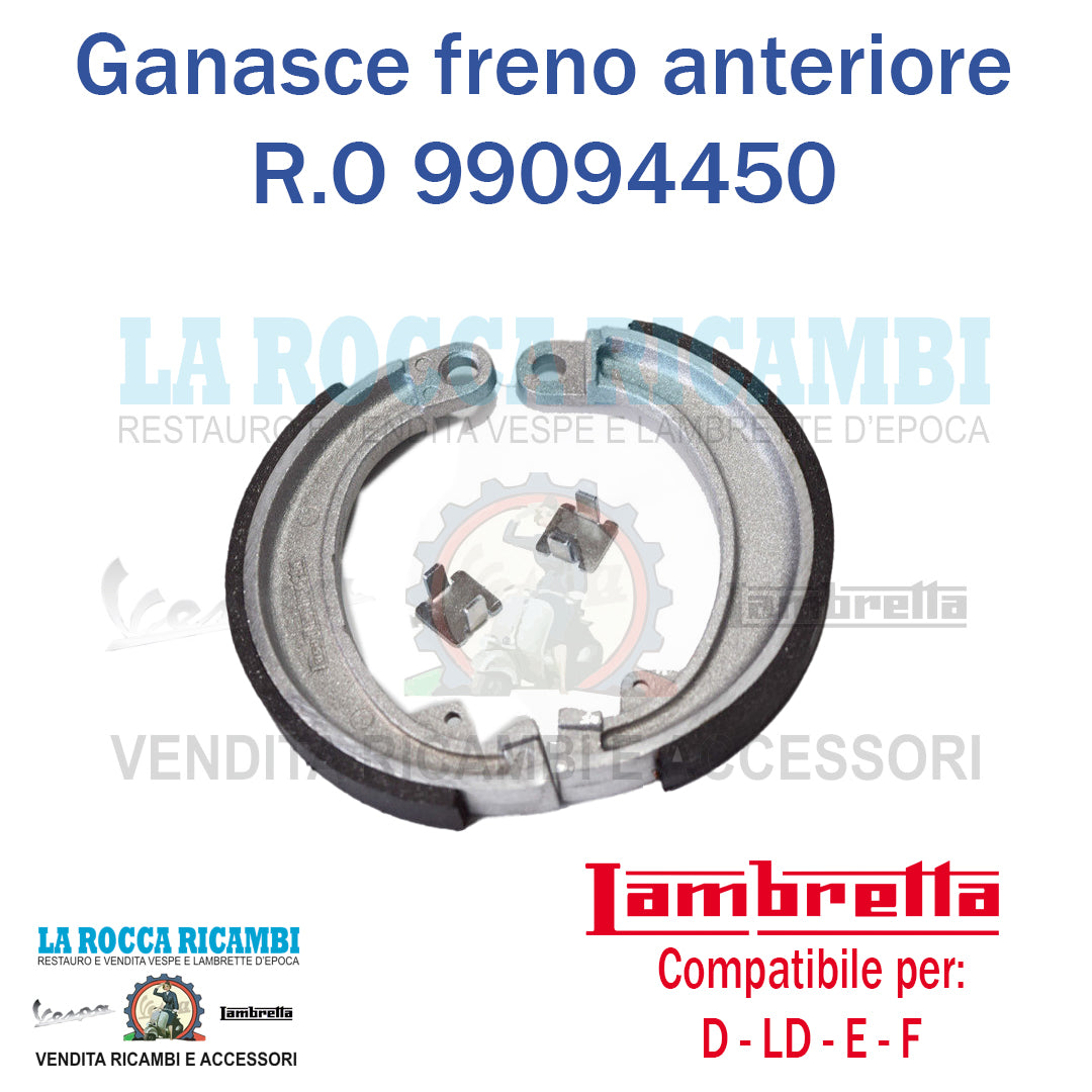 Ganasce Freno Anteriore Lambretta D - LD - E - F