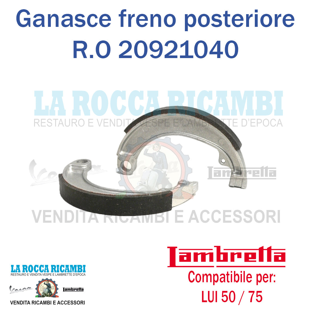 Ganasce Freno Posteriore Lambretta LUI 50/75