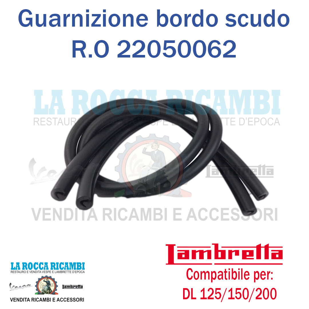 Guarnizione Bordo Scudo Lambretta DL 125/150/200