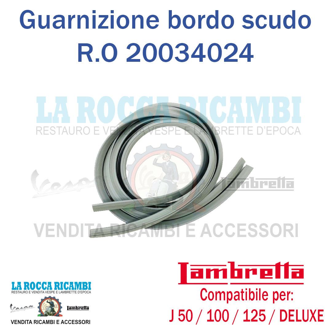 Guarnizione Bordo Scudo Lambretta J 50 / 100 / 125 / DELUXE