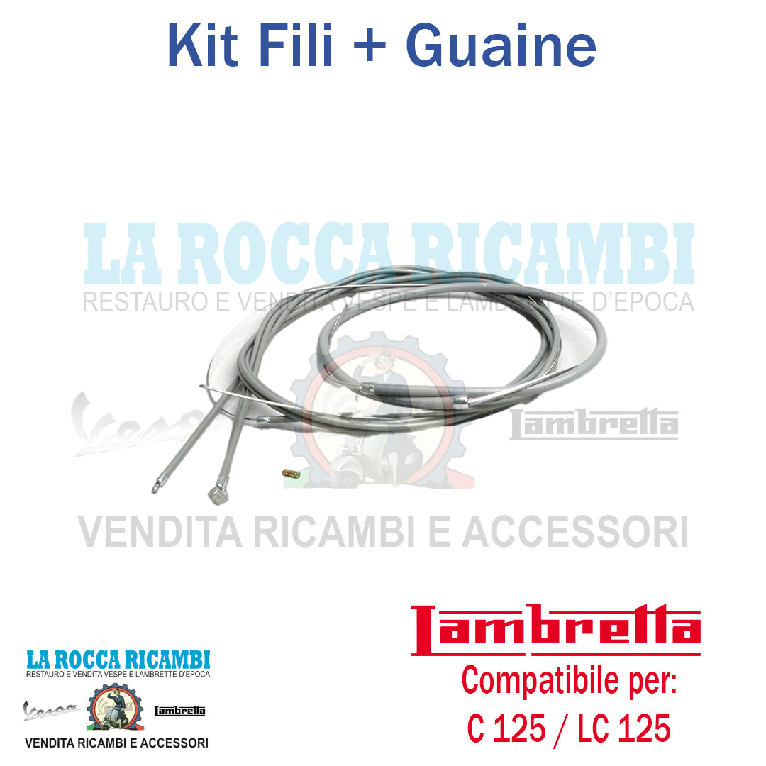Kit Fili + Guaine Lambretta C 125 / LC 125