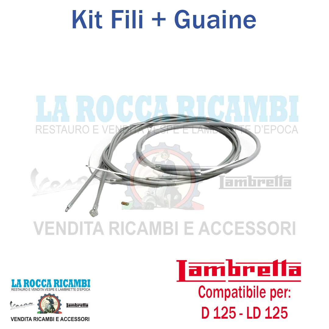 Kit Fili + Guaine Lambretta D 125 - LD 125