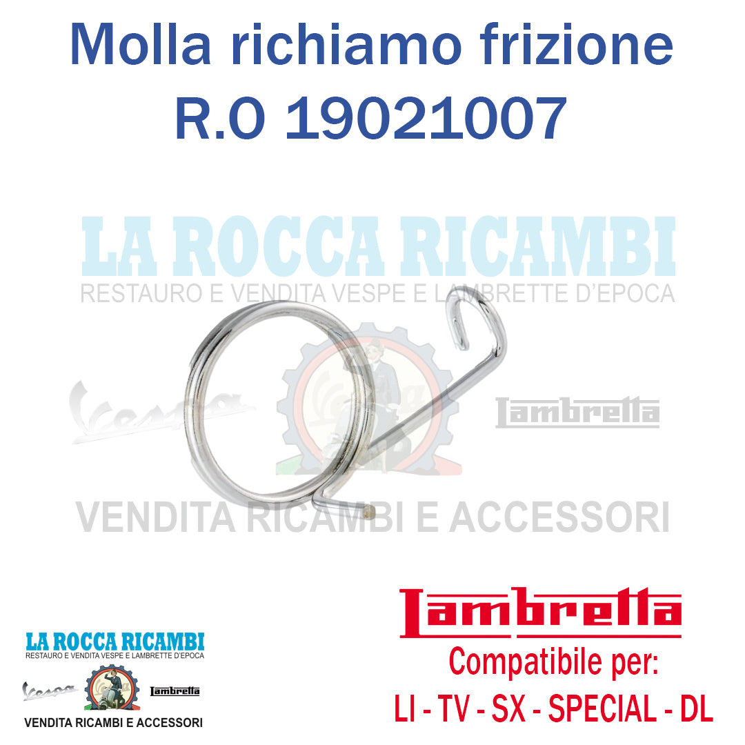 Molla Richiamo Frizione Lambretta LI - TV - SX - SPECIAL - DL