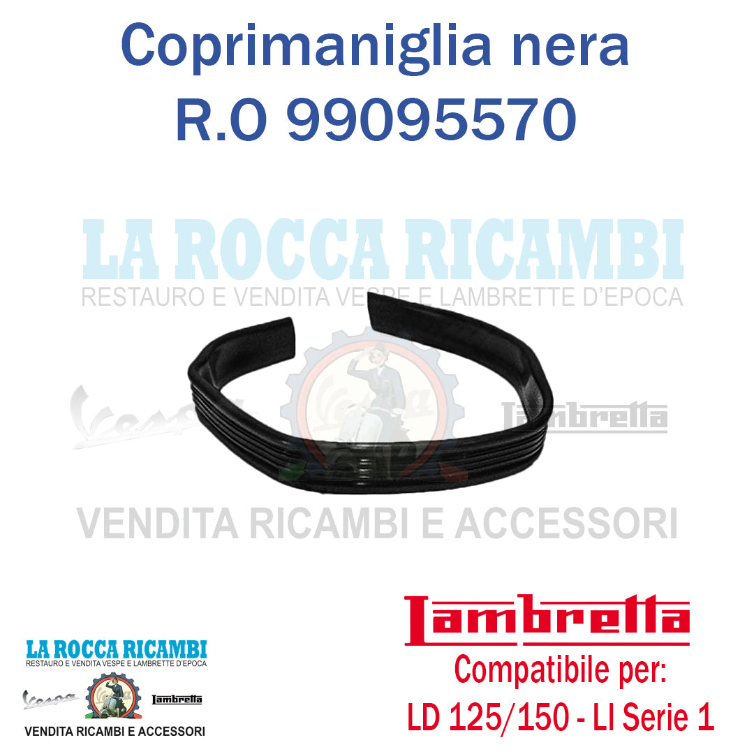Coprimaniglia Sella Nera Lambretta LD - LI Serie 1