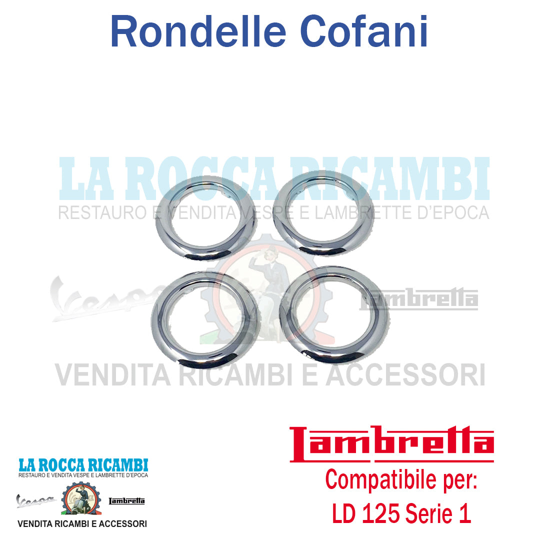 Griglie Rotonde 4 pz Lambretta LD 125