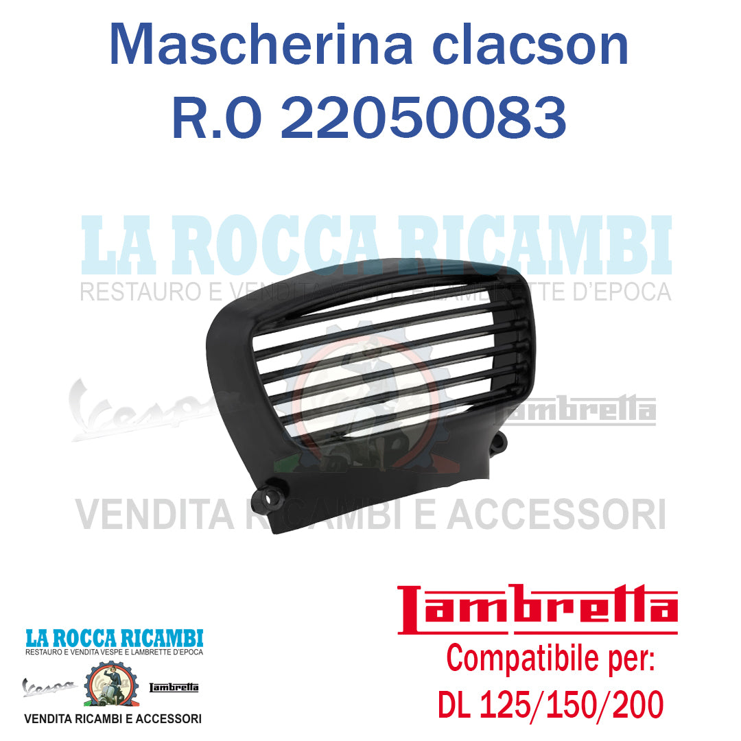Mascherina Clacson Plastica Lambretta DL 125/150/200