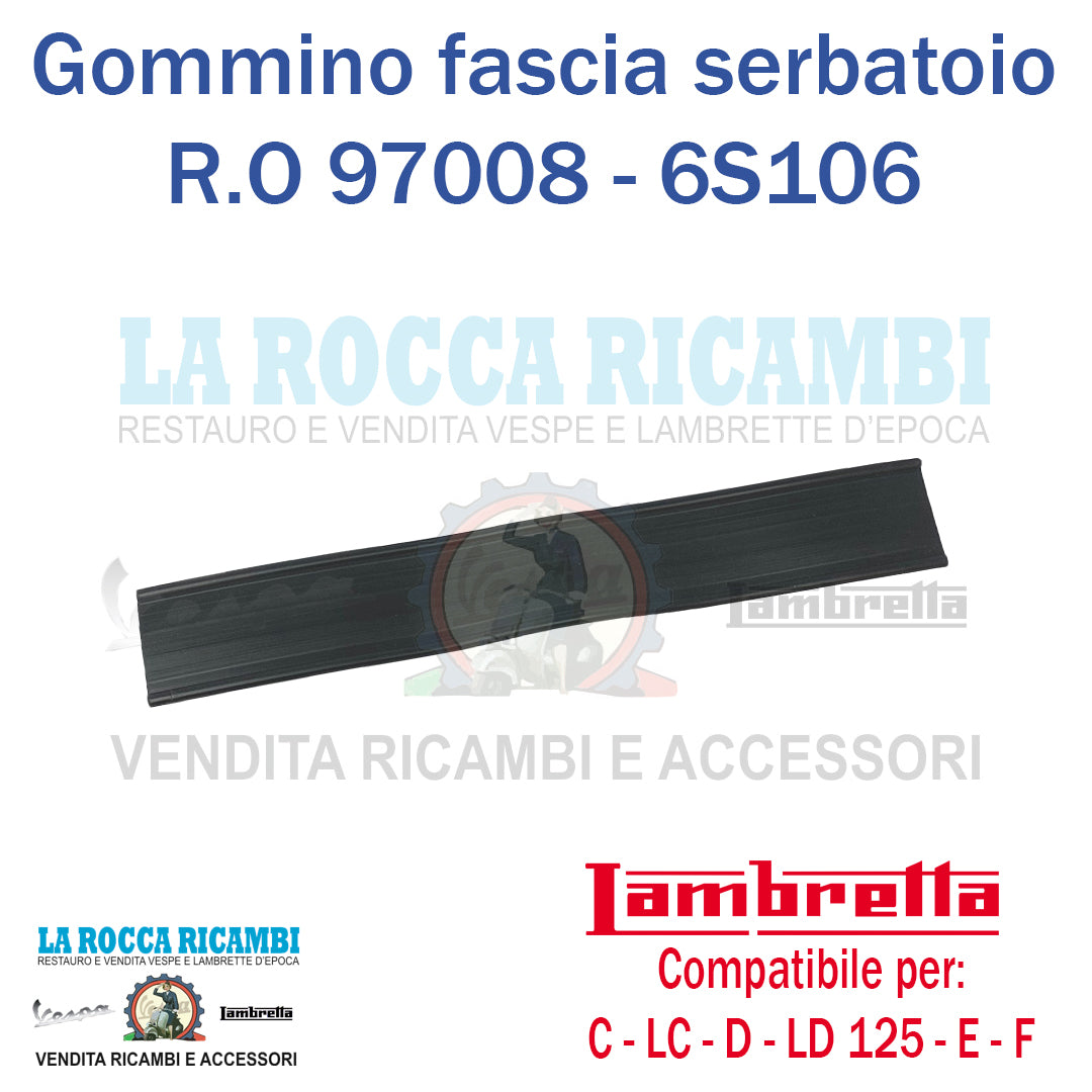 Guarnizione Fascia Antivibrante Serbatoio Lambretta C - LC - D 125/150 - LD 125 - E - F