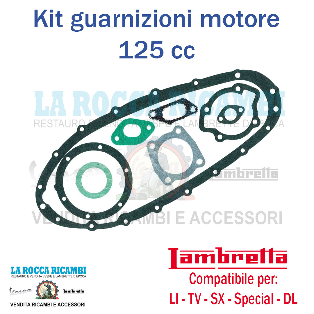 Kit Guarnizioni Motore Lambretta 125 LI - SPECIAL - DL
