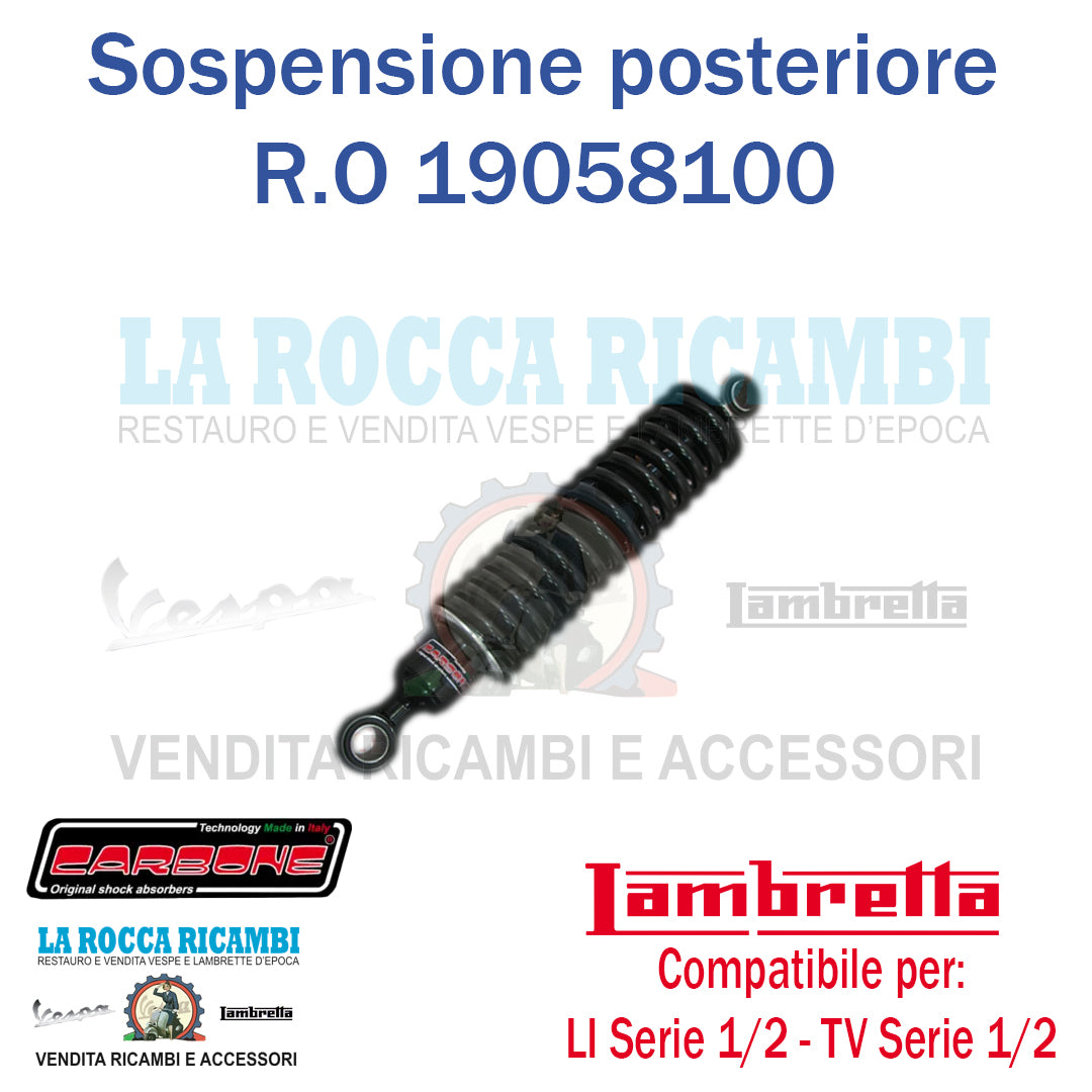 Ammortizzatore Posteriore Lambretta LI 125/150 Serie 1/2 - TV 175 Serie 1/2