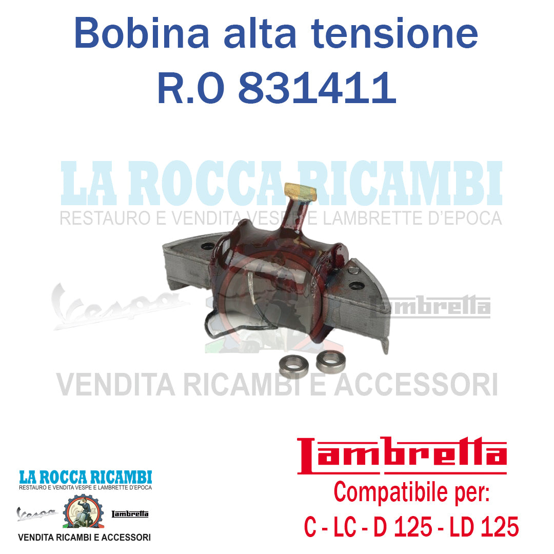 Bobina Corrente Alta Tensione Lambretta 125 C - LC - D - LD
