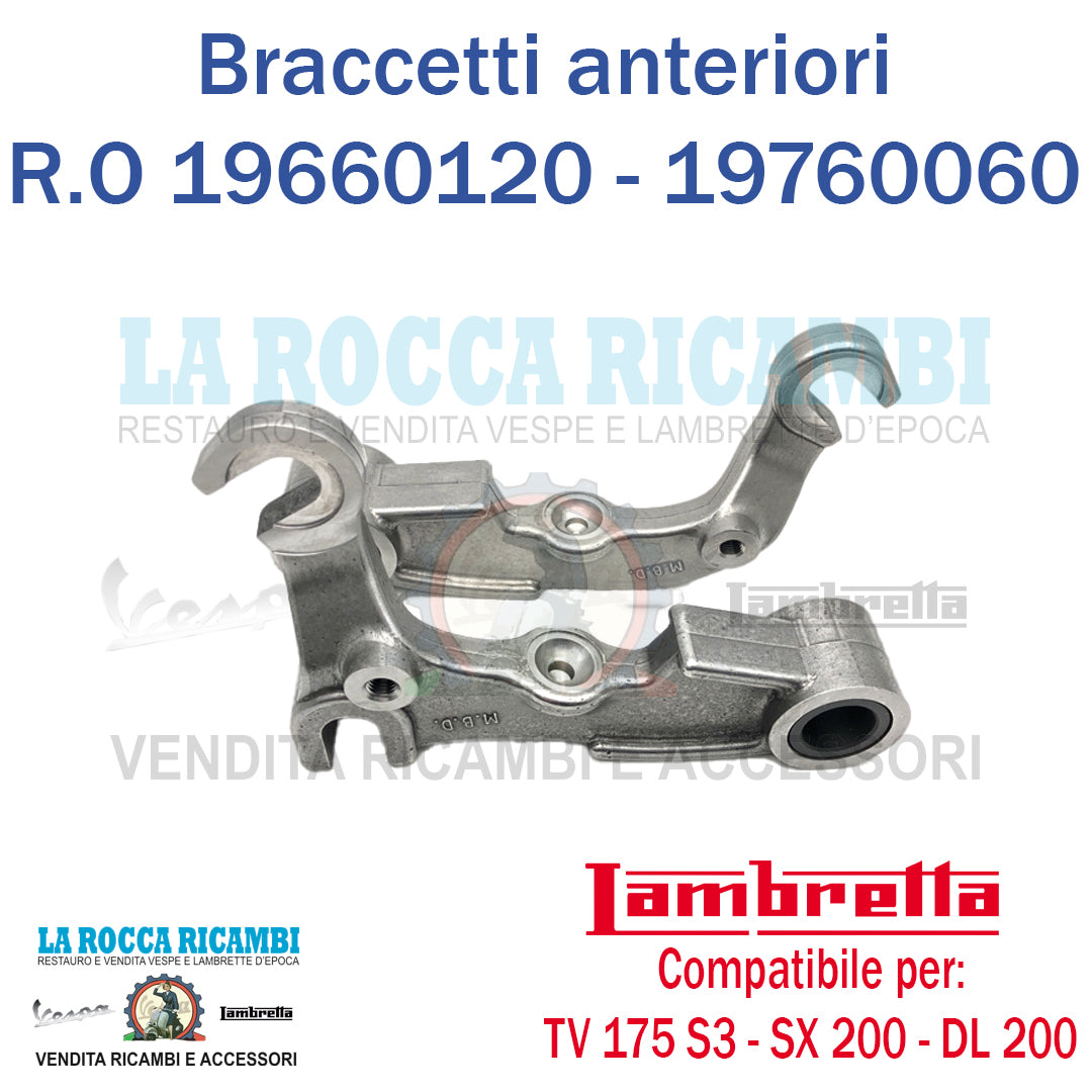 Braccetti Forcella Lambretta TV 175 Serie 3 - SX 200 - DL 200 (Modello freno a disco)
