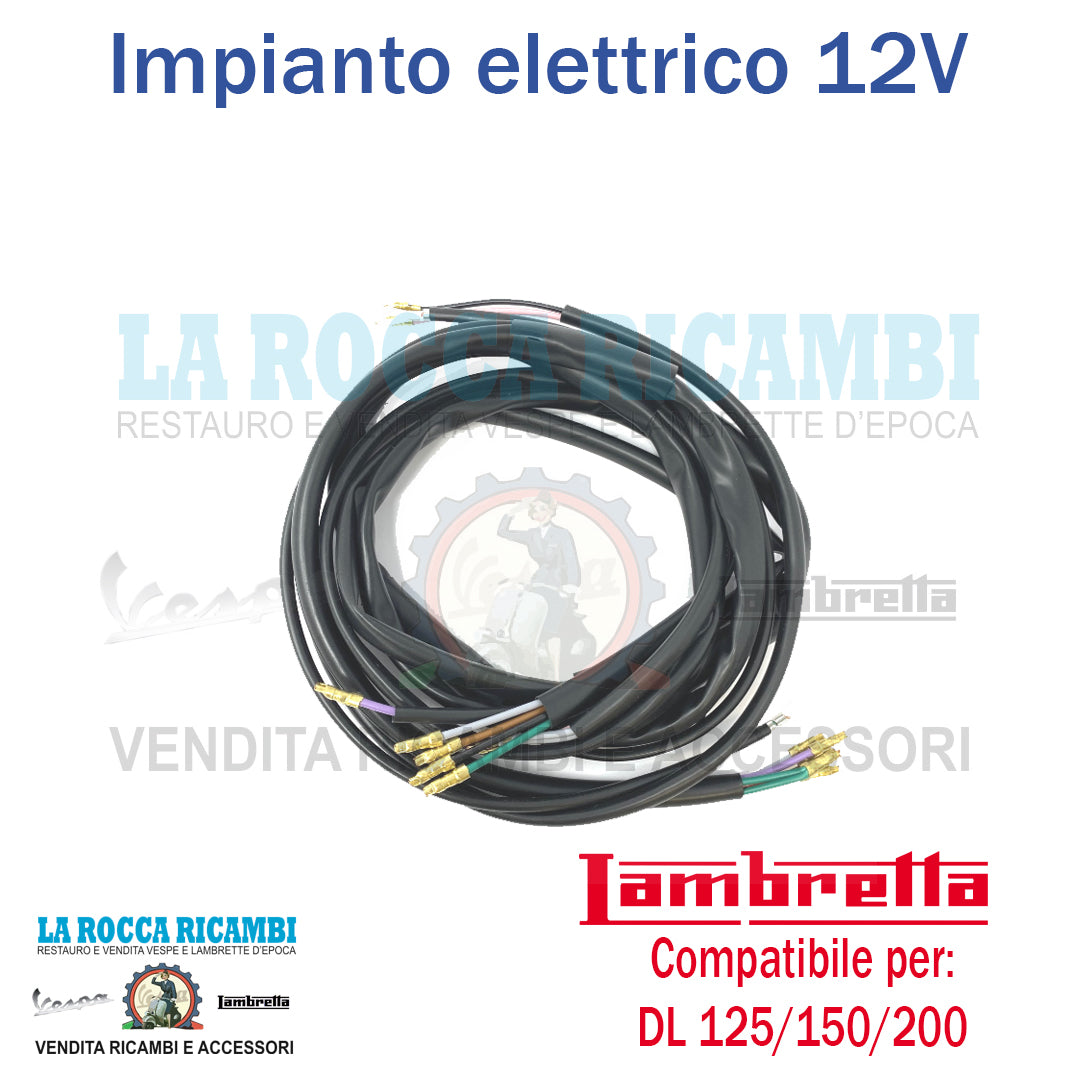 Impianto Elettrico 12 V (Con Batteria) Lambretta DL 200