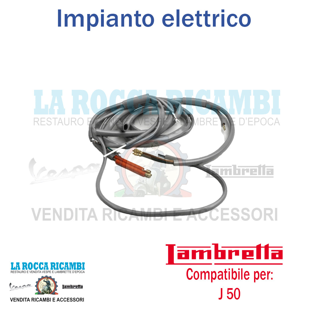 Impianto / Cablaggio Elettrico Lambretta J 50 - DELUXE 50 - SPECIAL 50