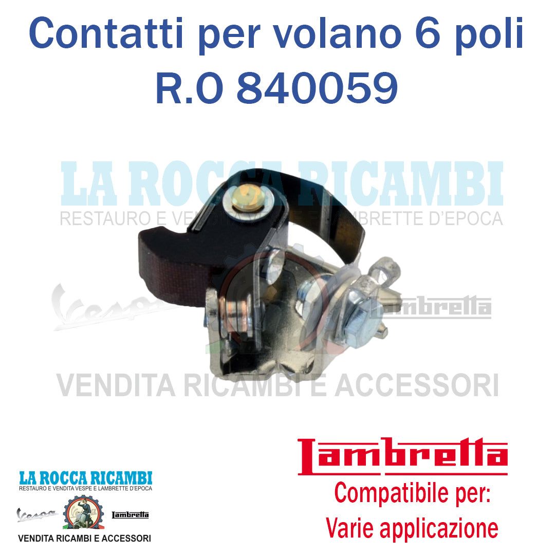 Contatti Lambretta LI - TV - SPECIAL - SX - DL - LUI 50/75 - J 50 /125