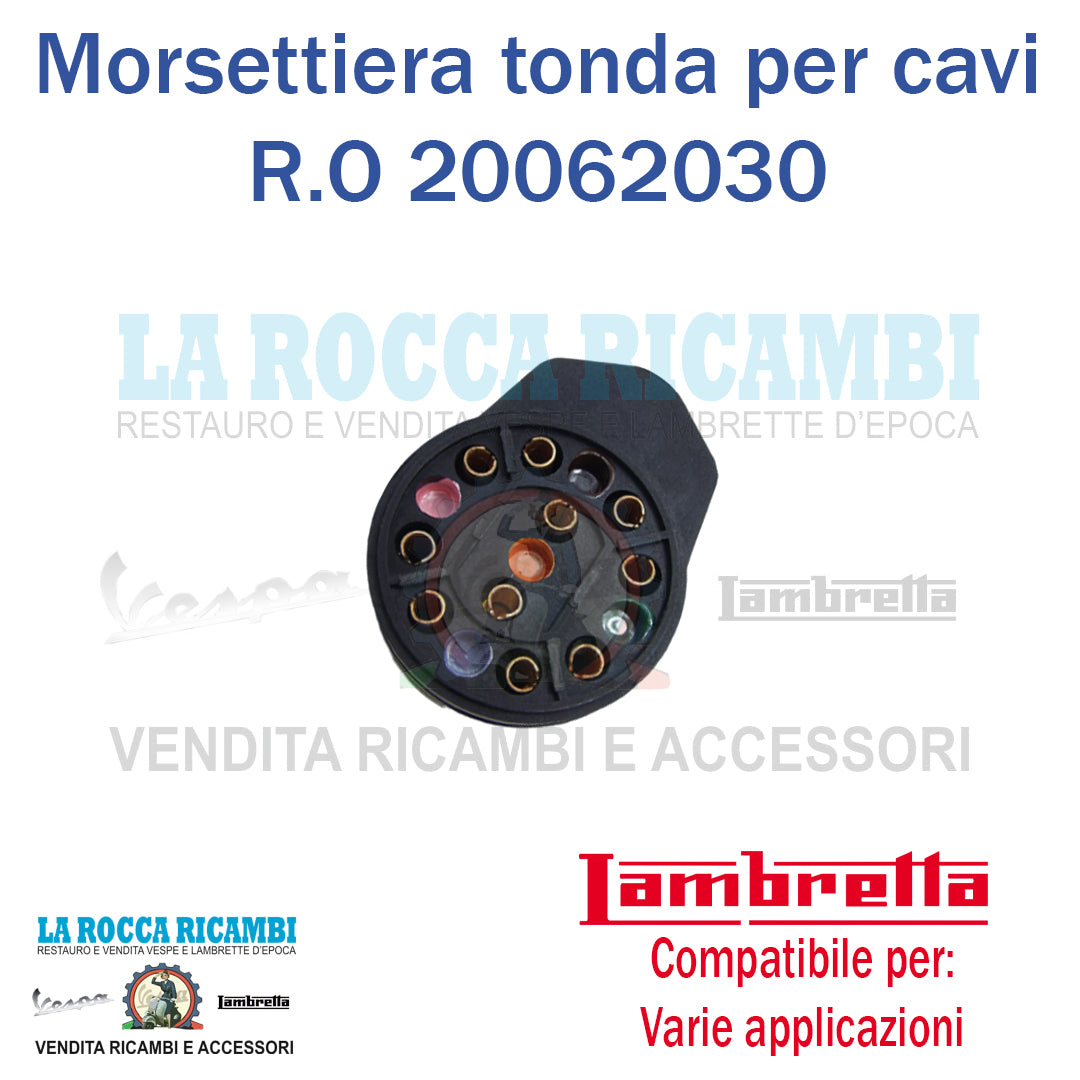 Cassettina Raggruppamento Fili Lambretta LI 125/150 Serie 3 - SPECIAL 125/150 - J 100/125 - SX 150 - DL 125/150/200