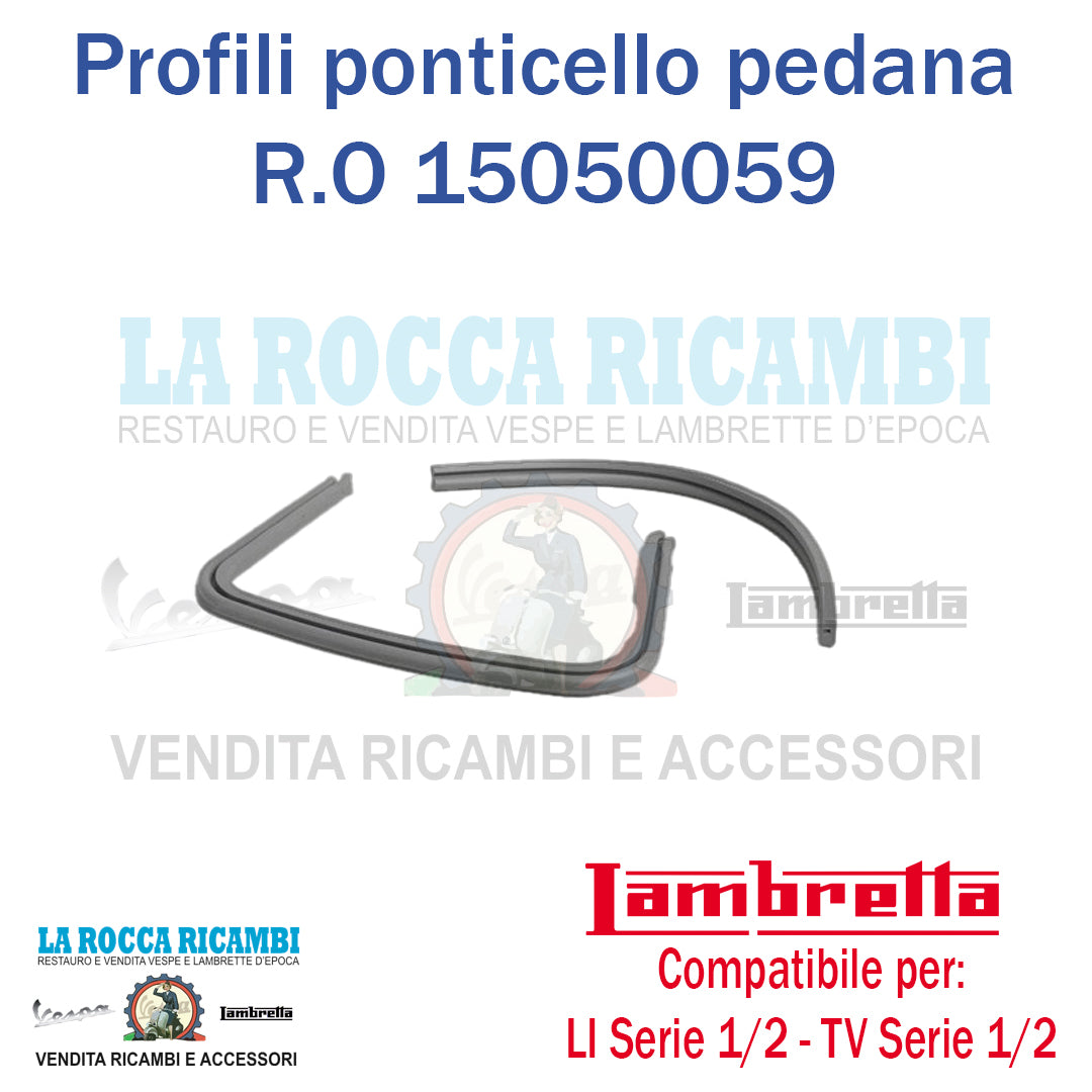 Guarnizione Tunnel Lambretta LI Serie 1/2/3 (Grigia)