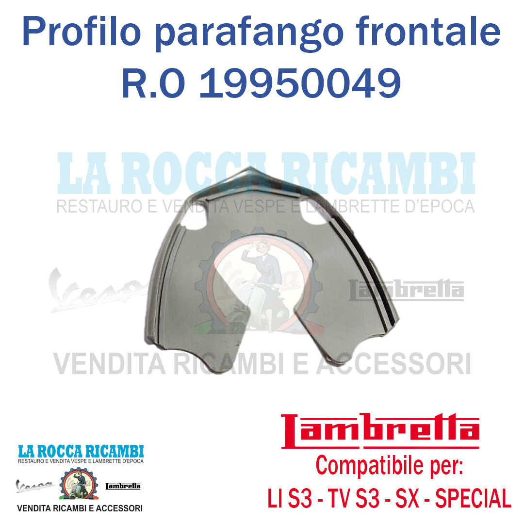 Guarnizione Parafango Lambretta LI 125/150 Serie 3 - TV 175 Serie 3 - SX 150/200 - SPECIAL 125/150