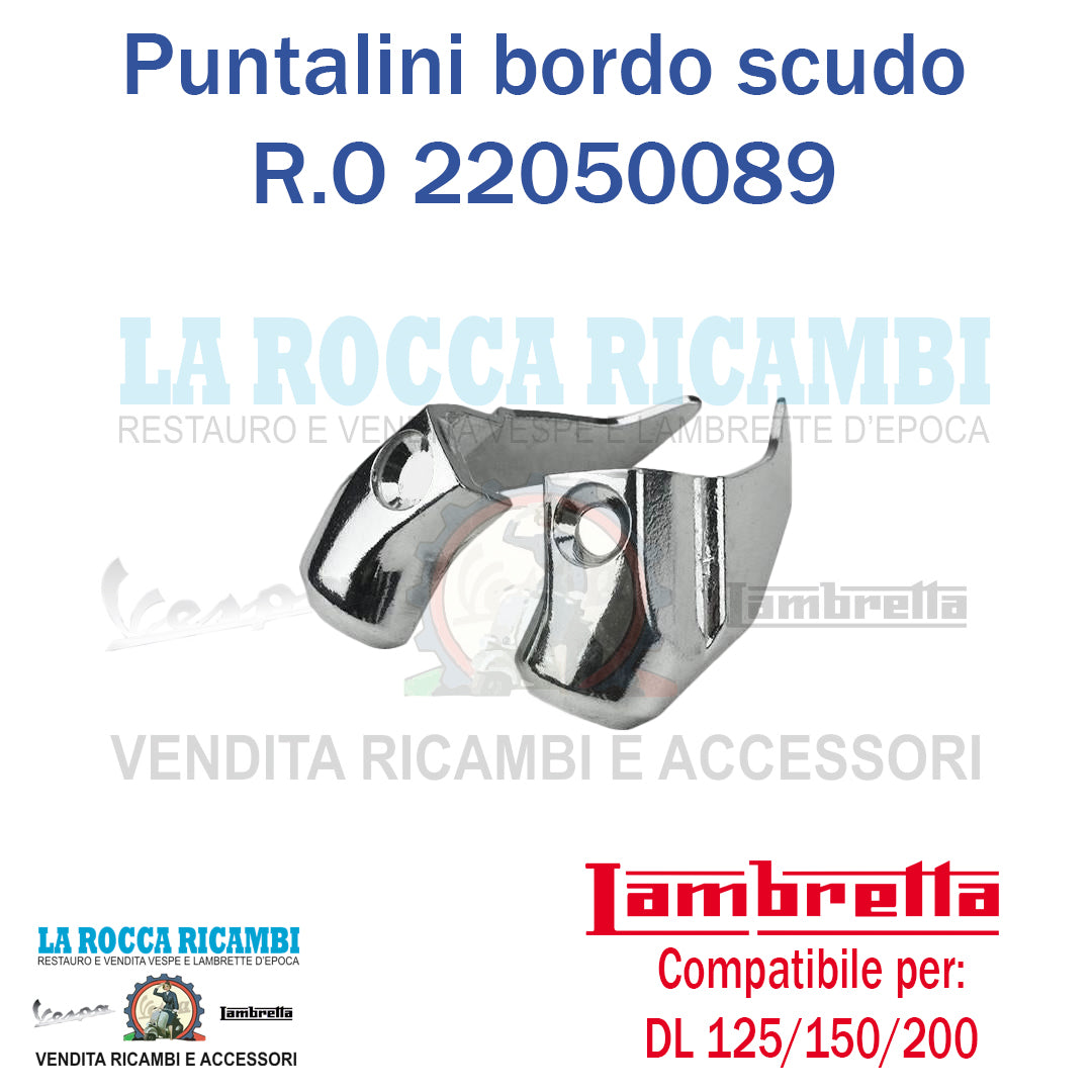 Puntalini bordo scudo Lambretta DL 125/150/200