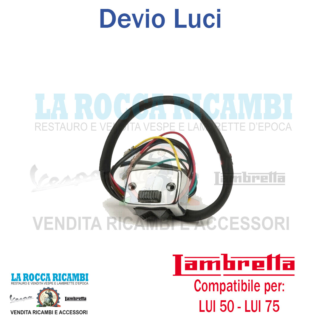 Interruttore Devio luci Lambretta LUI 50 - 75