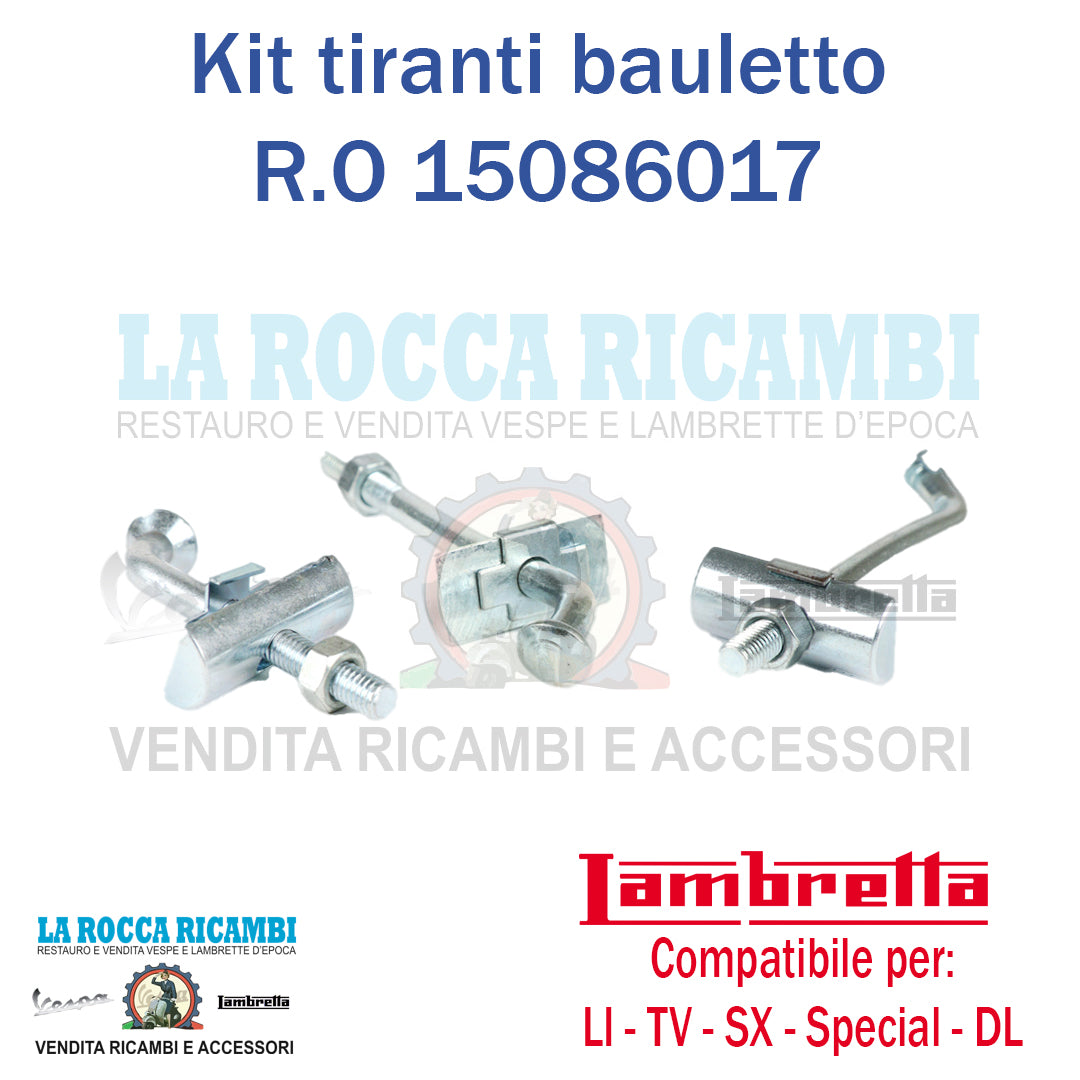 Kit Tiranti Bauletto Attrezzi Lambretta LI
