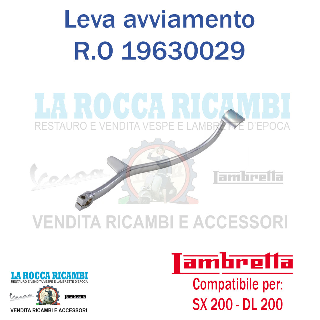 Leva Avviamento / Messa In Moto Lambretta SX 200 - DL 200