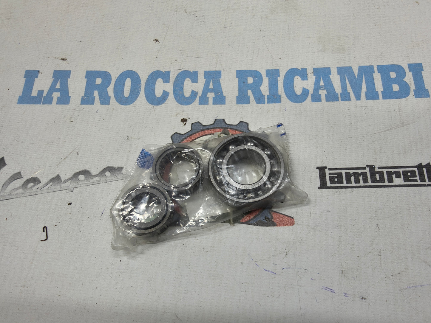 Kit Gabbiette + Cuscinetto Cambio Lambretta LI