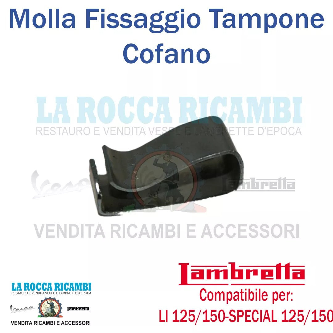 Molla Gommino Tampone Antivibrante Cofano Lambretta SPECIAL