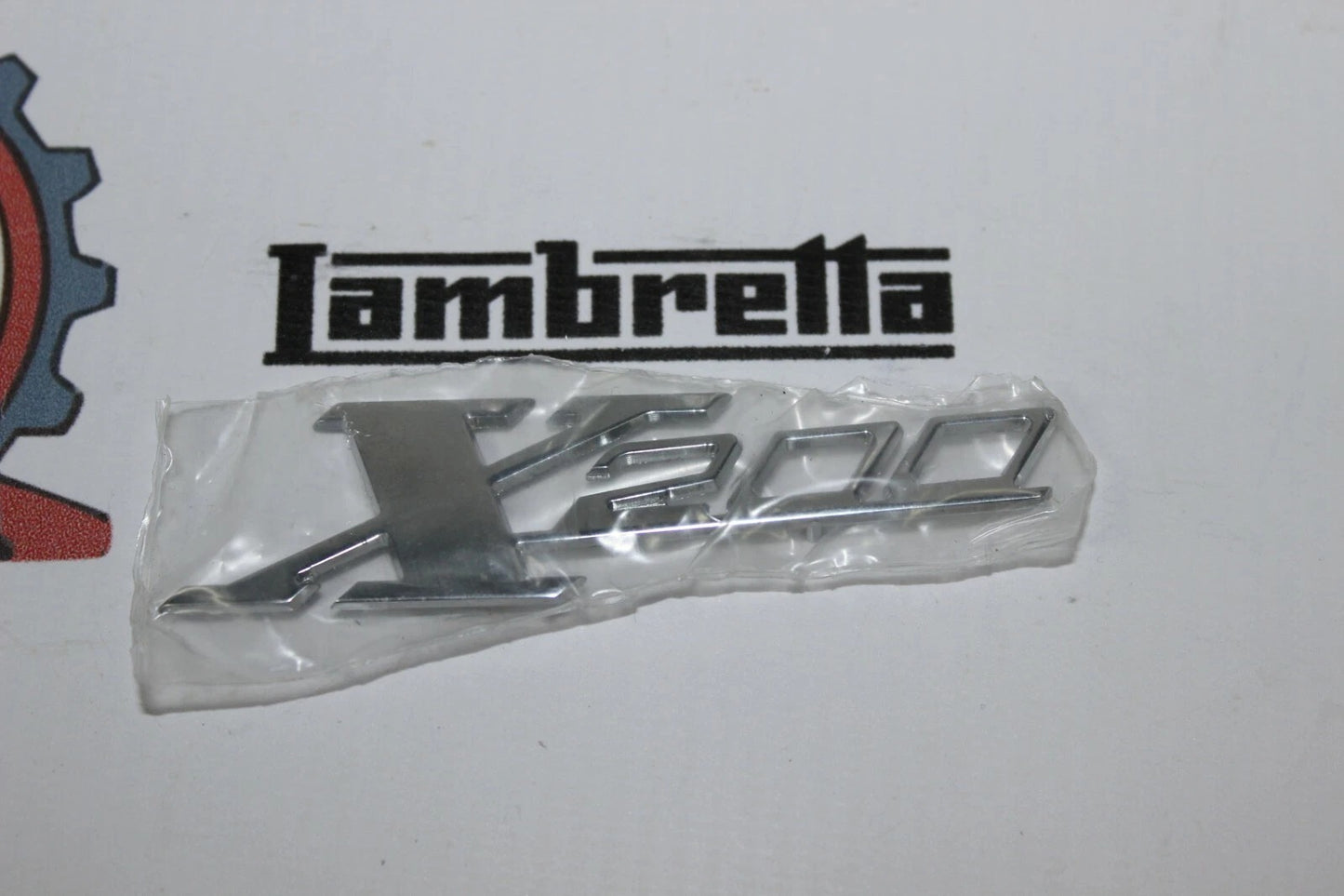 Scritta "X 200" anteriore scudo Lambretta SX 200
