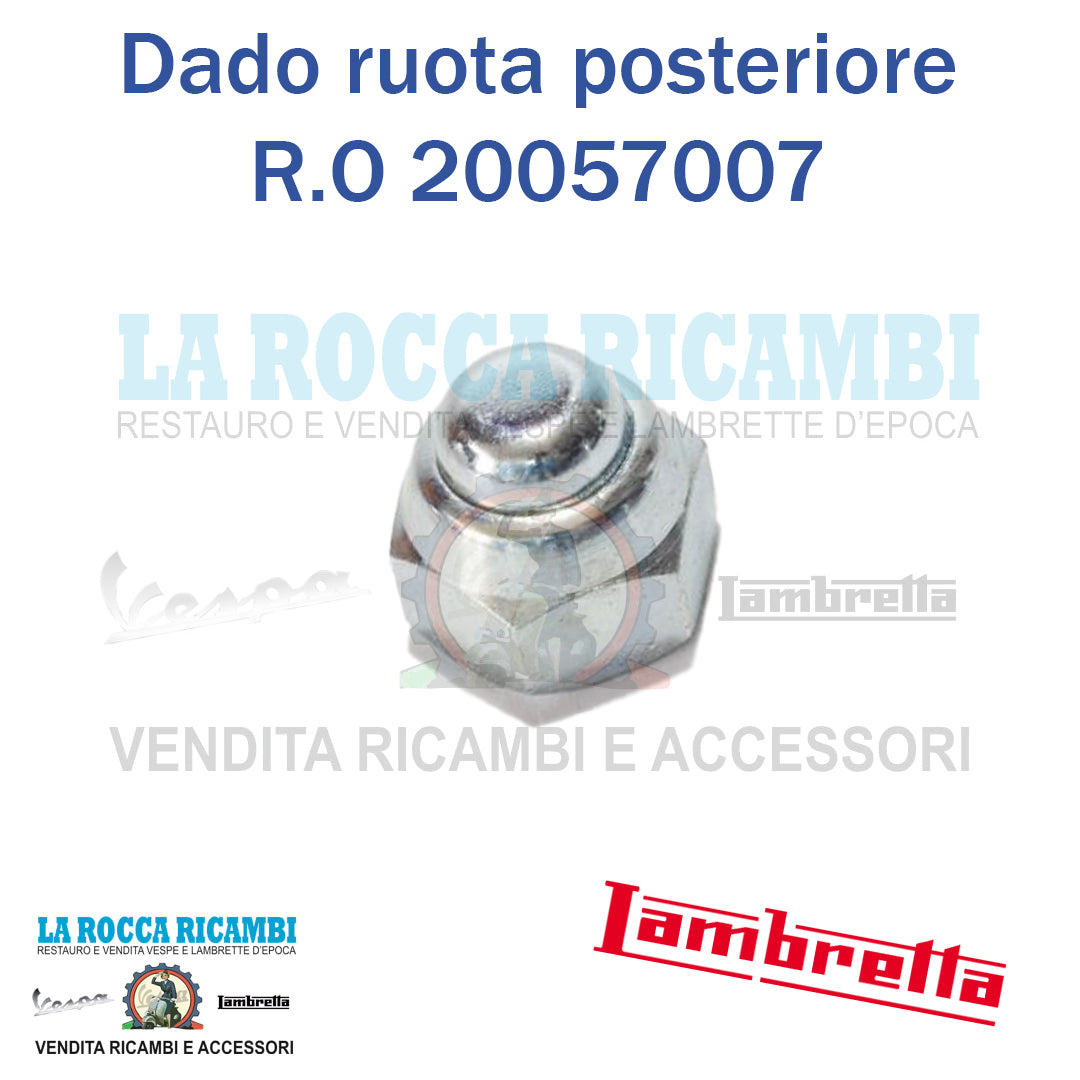 Dado Ruota Posteriore Lambretta J 50 / 100 / 125 - LUI 50 / 75 - R.O 20057007