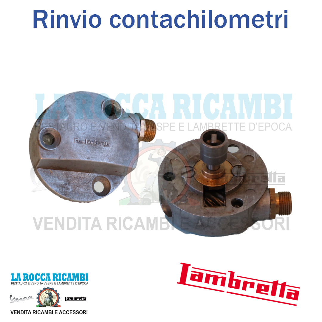 Rinvio Contachilometri con attacco a taglio Lambretta D 125 / 150 - LD 125 / 150