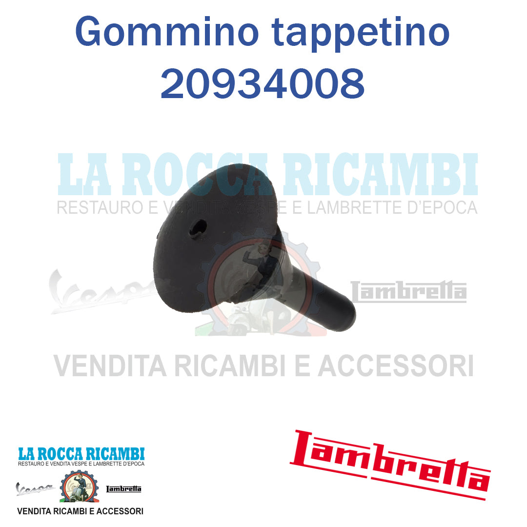 Gommino Fissaggio Tappetino Lambretta Lui 50/75 - R.O 20934008