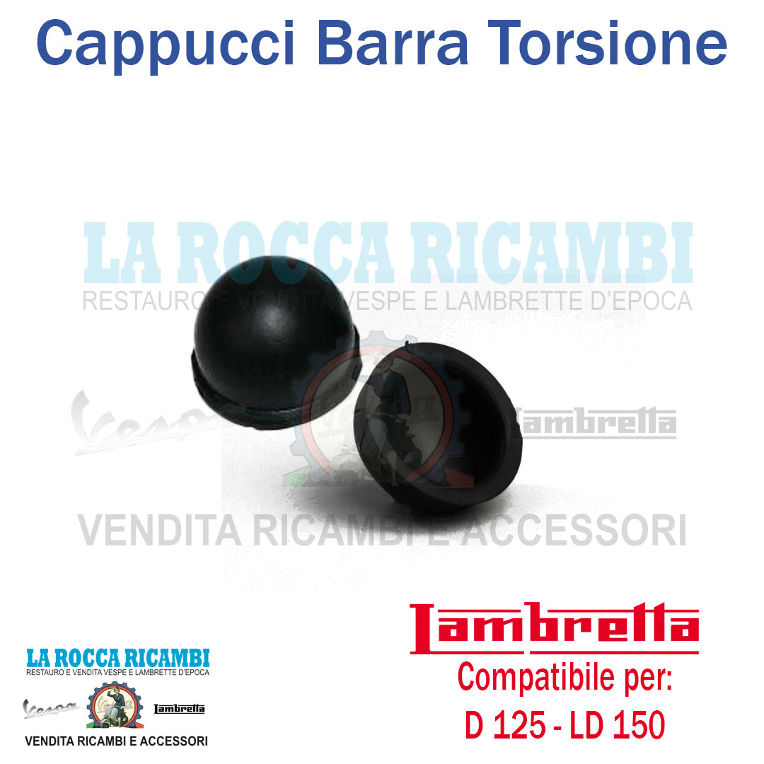 Cappucci per barra torsione Lambretta D 125/150 - LD 125/150