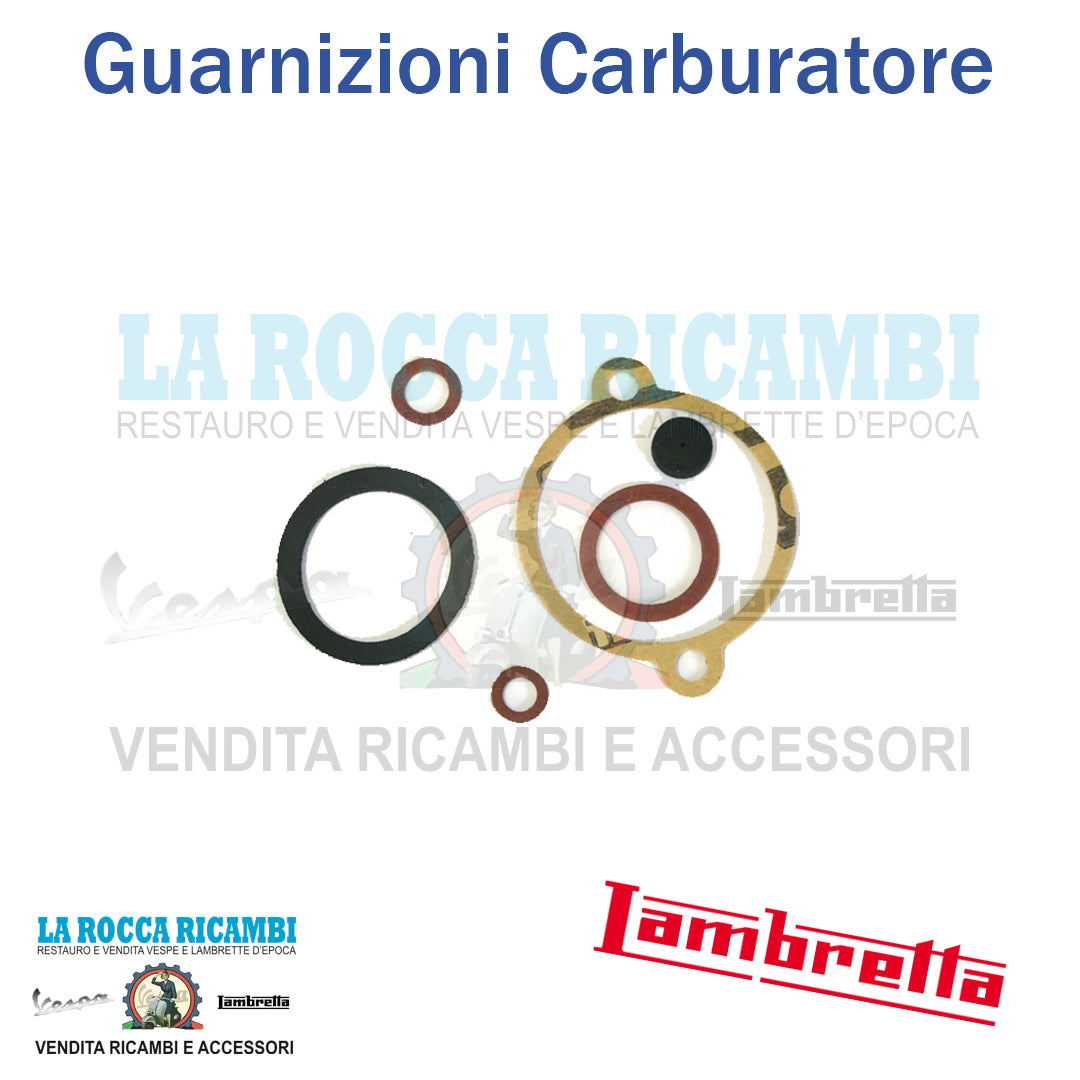Guarnizioni Carburatore Lambretta Serie 3 LI 125/150 - Special 125/150 - TV 175 - SX 150/200 - DL 125/150/200