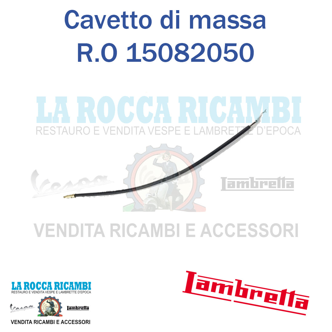Cavo massa fanalino posteriore Lambretta LI/TV/SX/SPECIAL/DL R.O 15082050