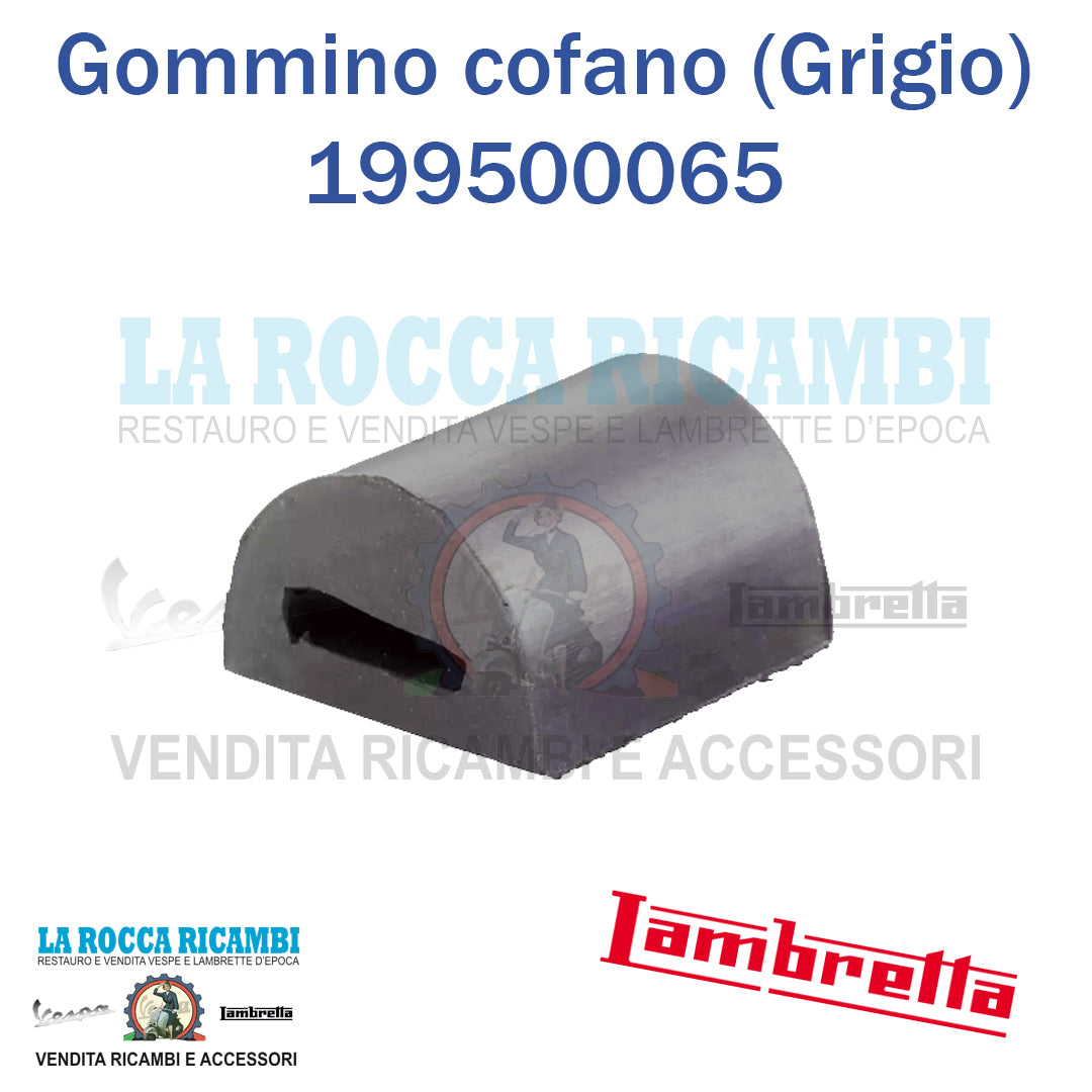 Gommino Tampone Cofano Lambretta SPECIAL (Grigio) 199500065