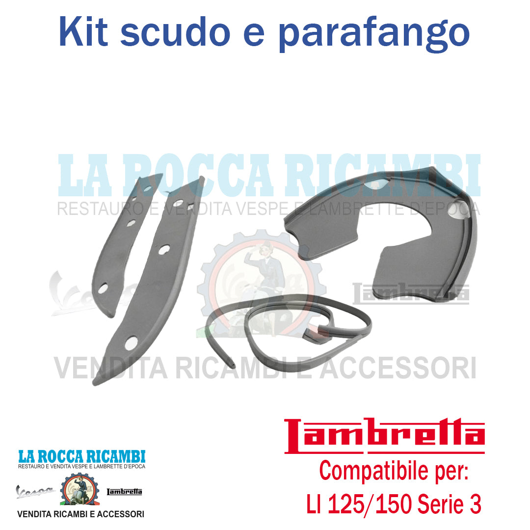 KIT 3 pz Guarnizioni Calandra Lambretta LI 125/150 Serie 3