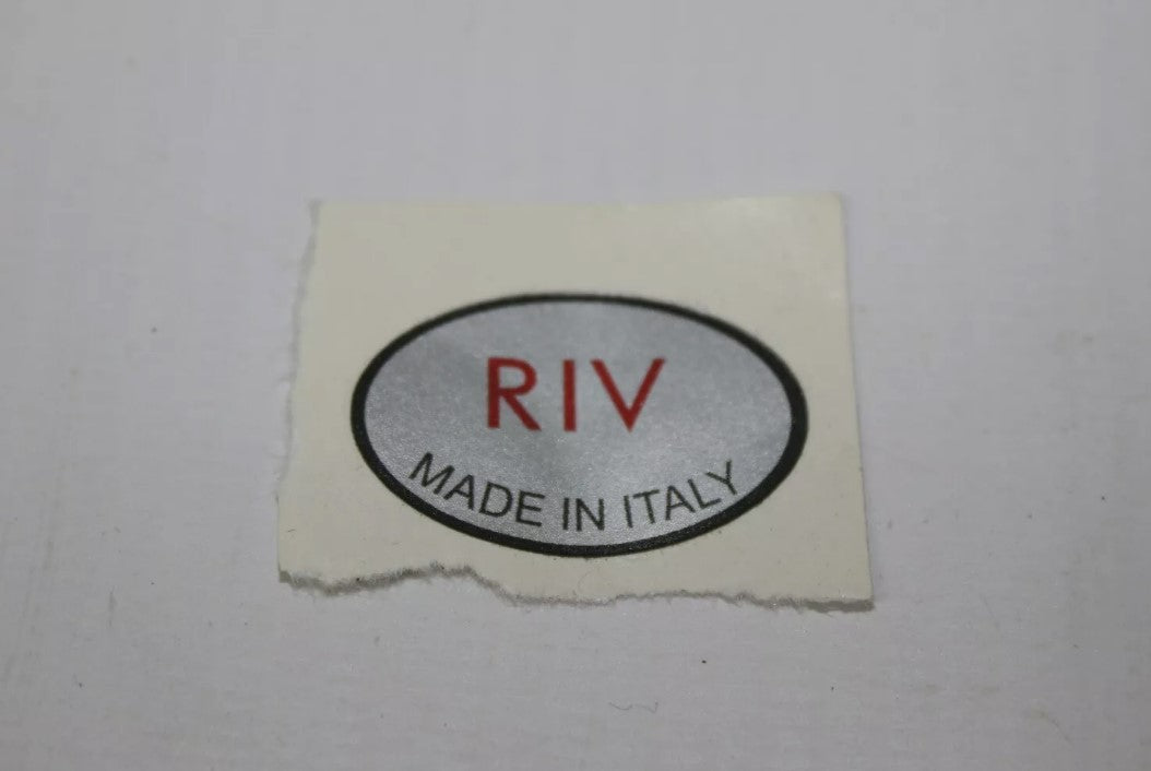 Adesivo / Decalcomania "RIV" Ammortizzatore Lambretta D 150 - LD 150 - TV 175 - LI - TV - SX - SPECIAL - DL