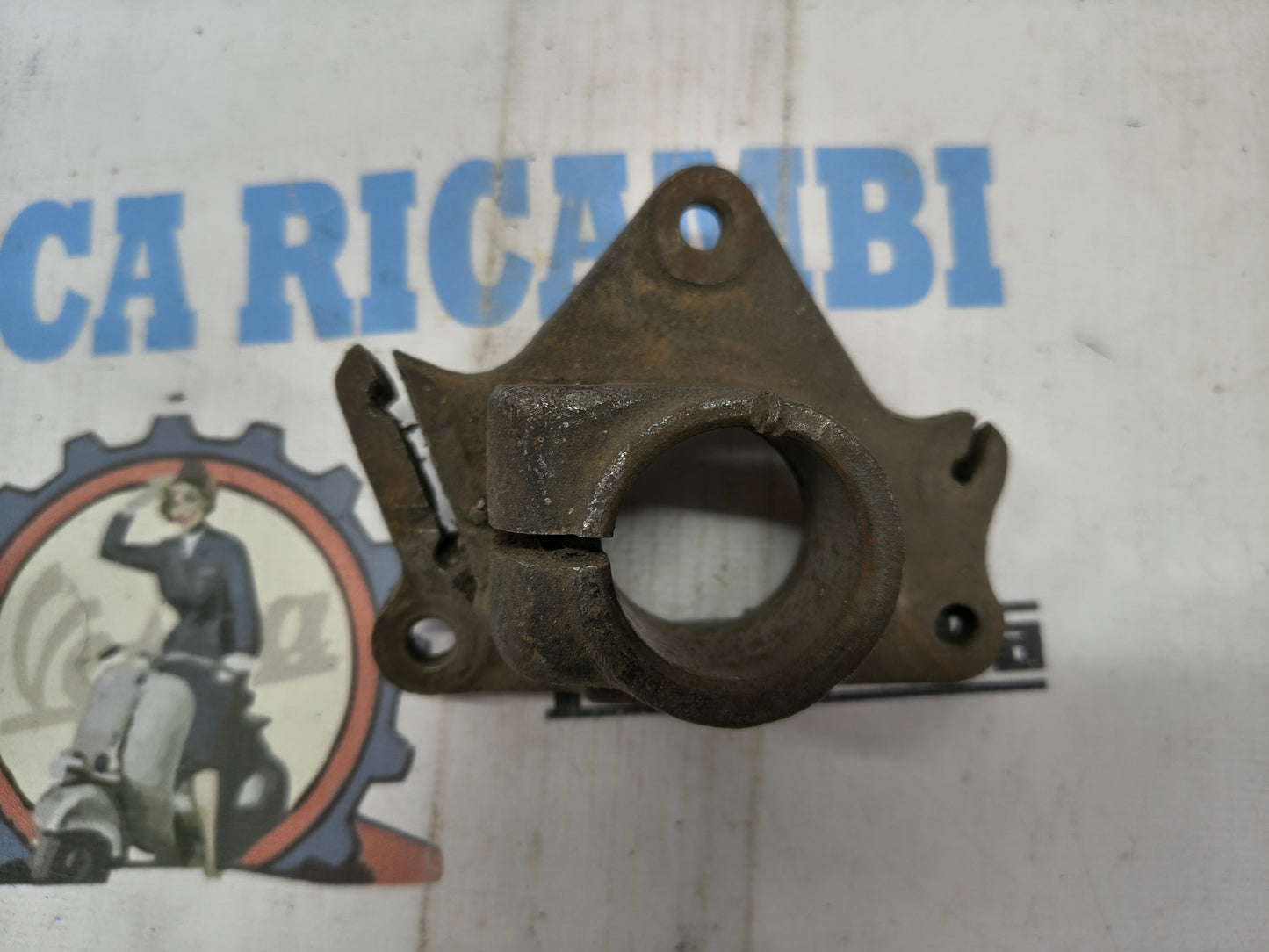 Morsetto manubrio Lambretta LI - TV 175 Serie 3 - SPECIAL - SX - R.O 19961008