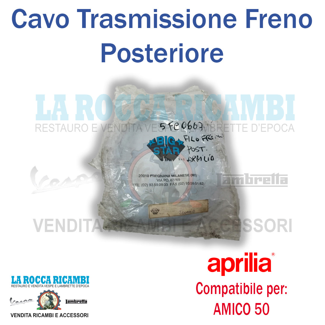 Cavo Trasmissione Freno Posteriore APRILIA AMICO 50 R.O. 8114104