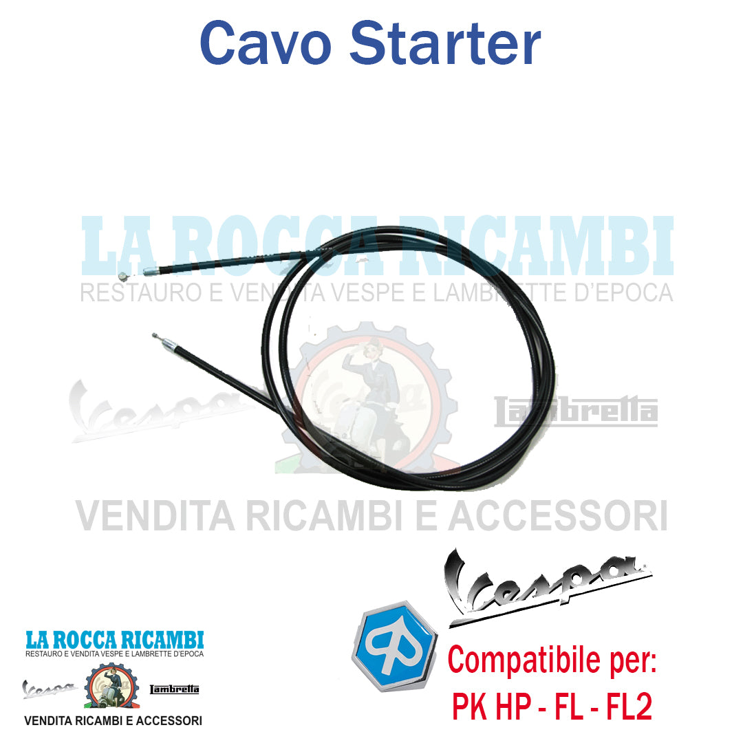 CAVO TRASMISSIONE STARTER ARIA PIAGGIO VESPA PK HP - FL - FL2 50 RIF ORIG 267084