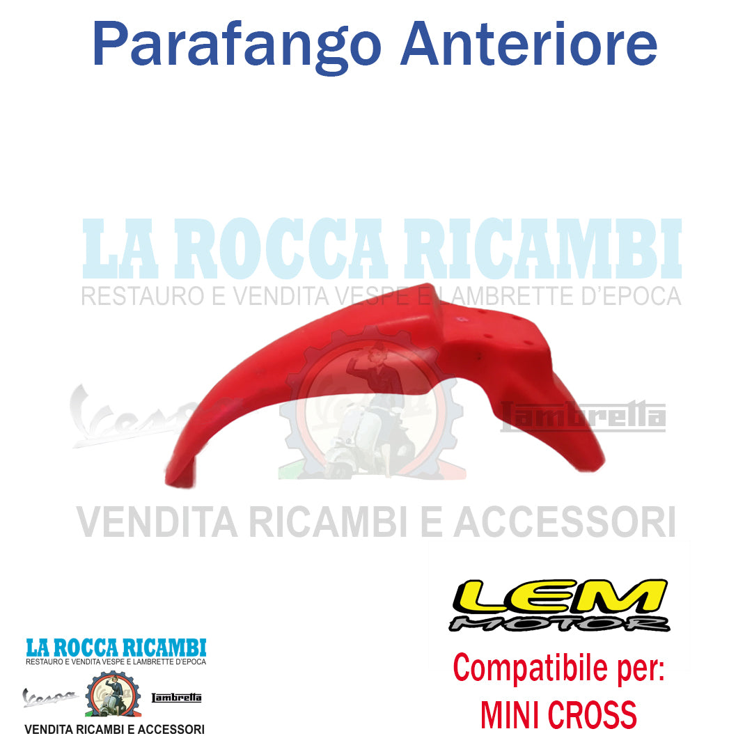 Parafango Anteriore Arancione LEM MINI CROSS