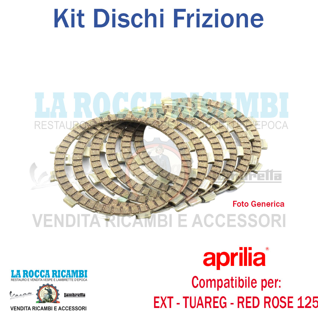 Dischi Frizione APRILIA 125 ETX - TUAREG 125 - RED ROSE 1987 ADIGE