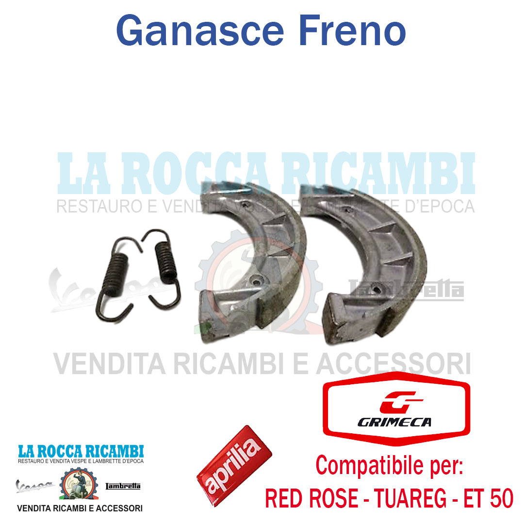 Ganasce Freno CICLOMOTORE GRIMECA - APRILIA ET - RED ROSE - TUAREG 50 (118 X 20)