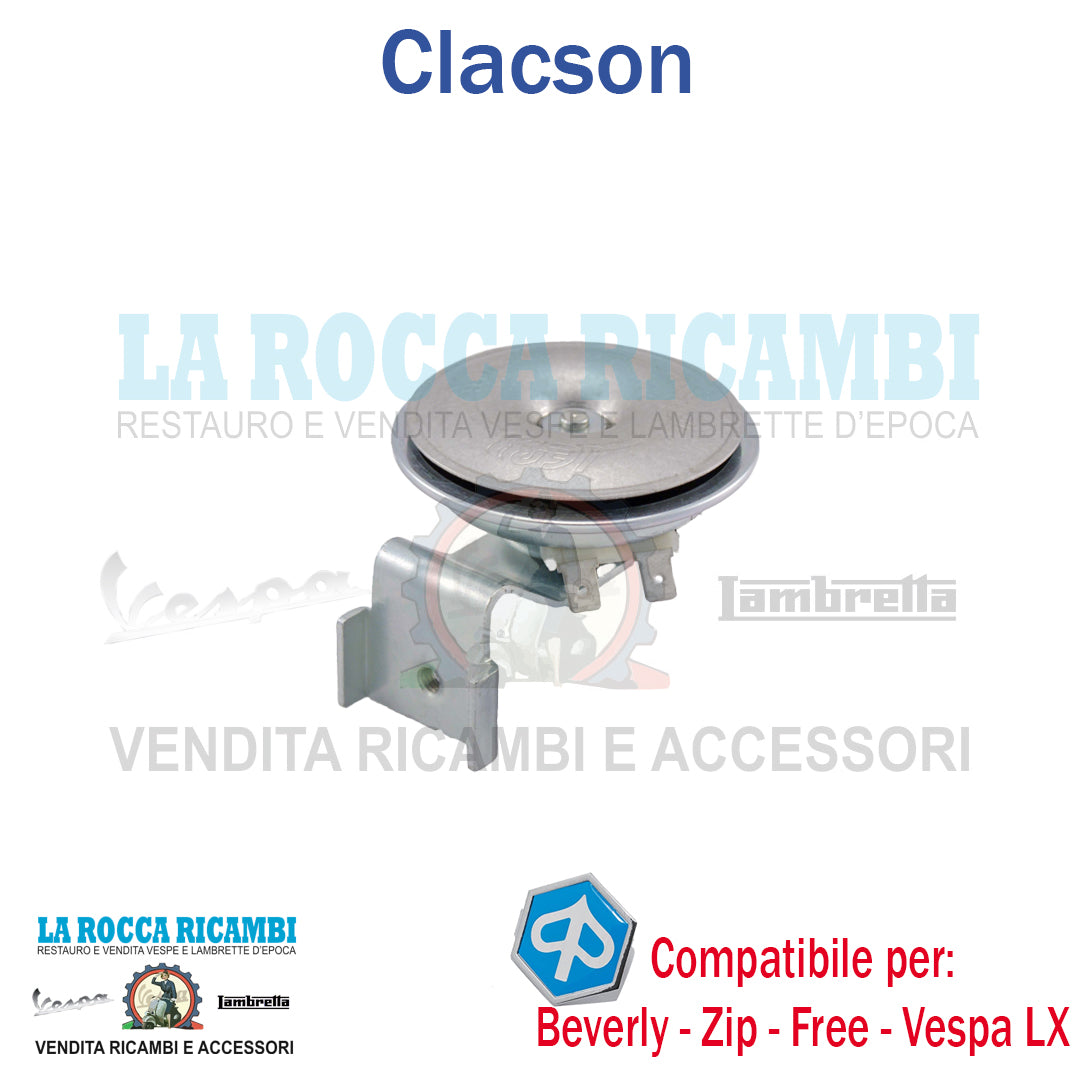 Clacson PIAGGIO BEVERLY RST 125-250 CC - TOURER - GILERA 50 - ZIP 50